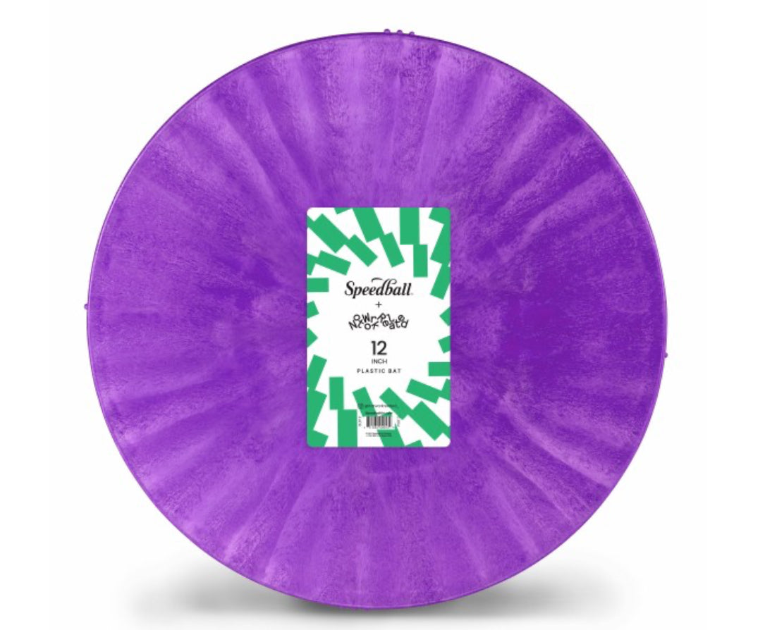 12” Purple Plastic Bat - Round