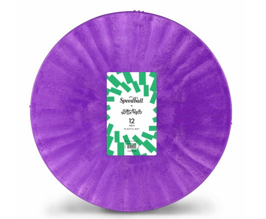 12” Purple Plastic Bat - Round