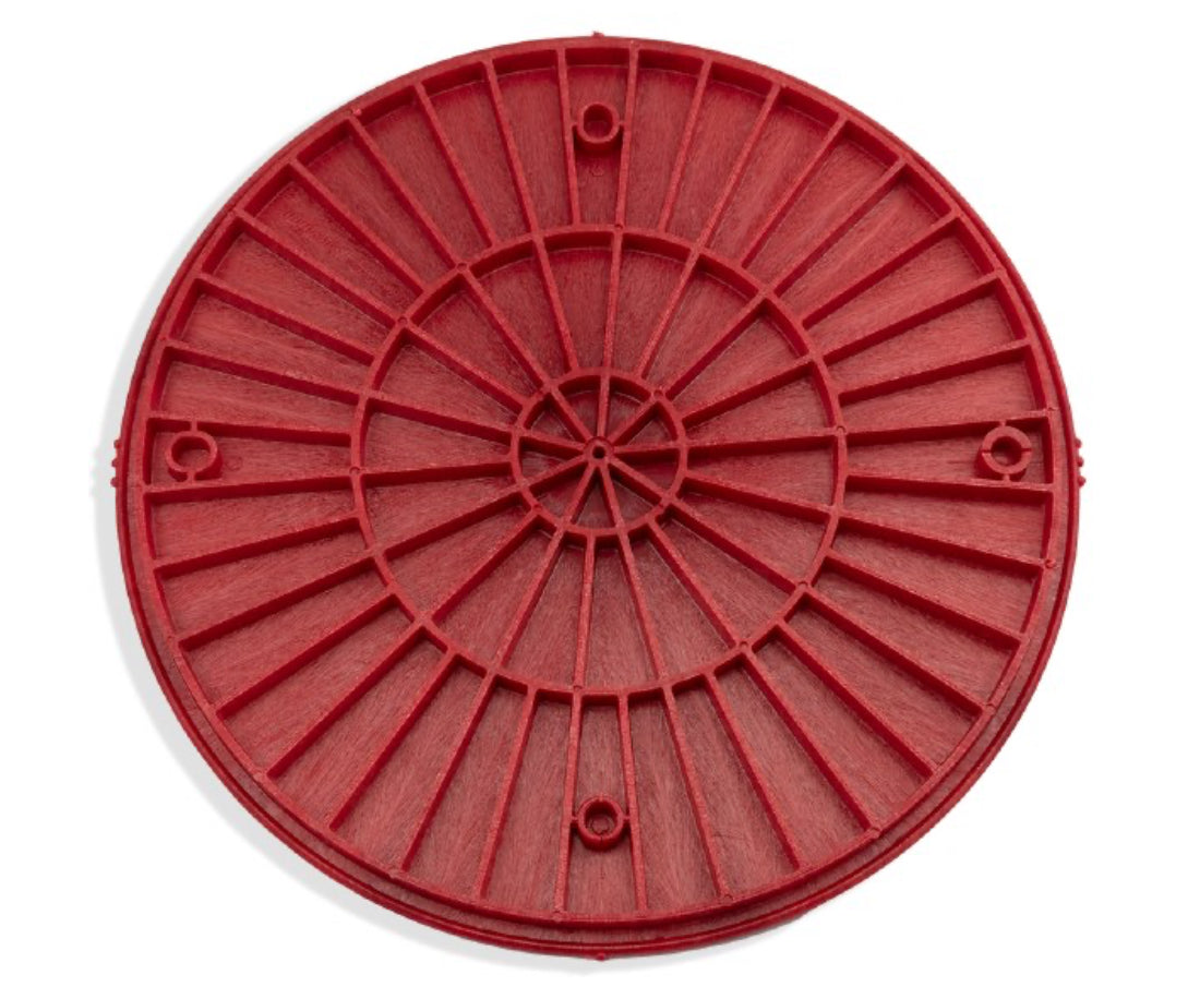12” Red Plastic Bat- Round