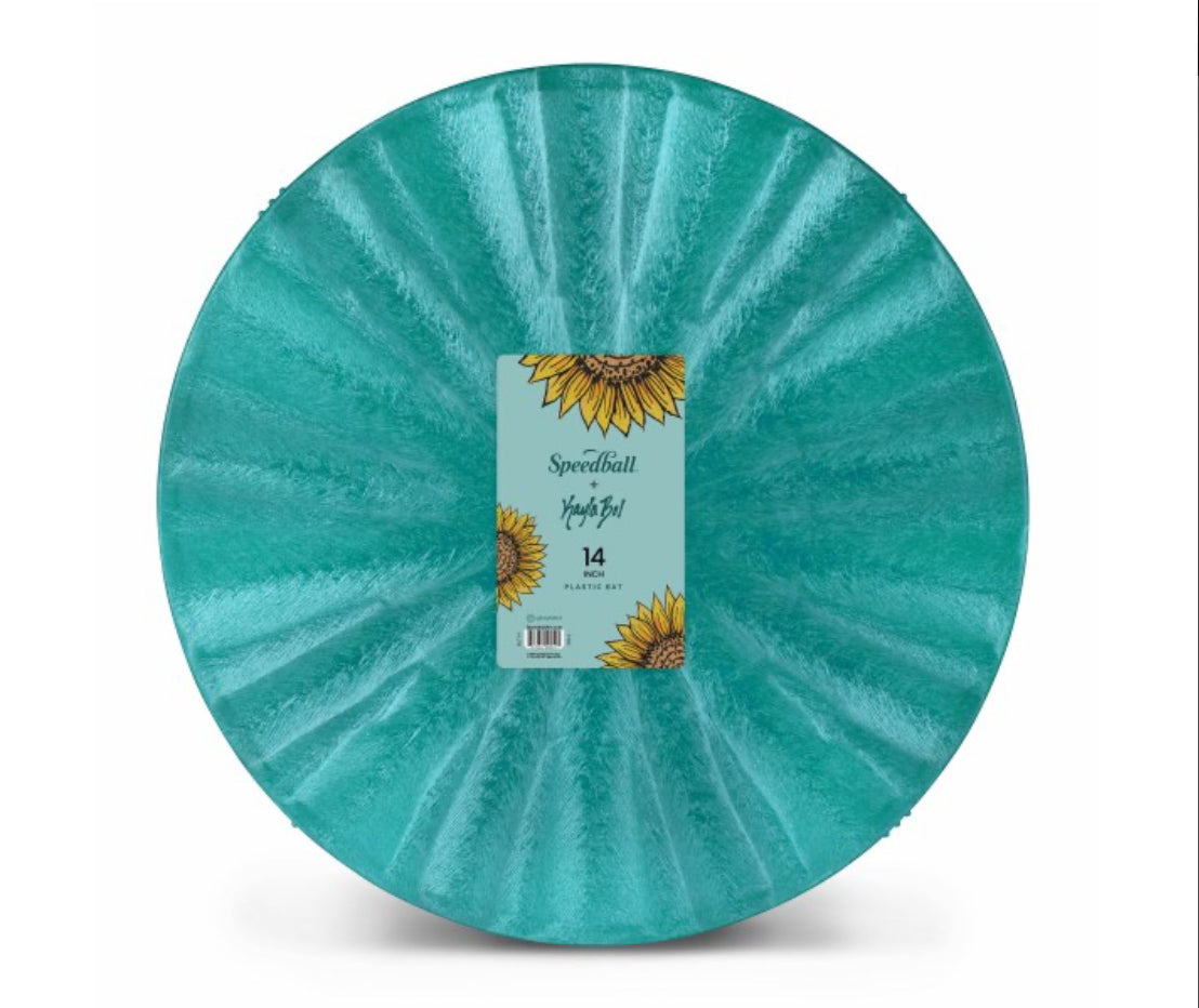 14” Teal Plastic Bat - Round