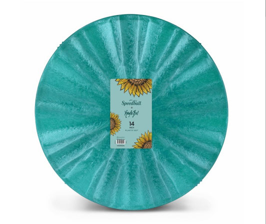 14” Teal Plastic Bat - Round