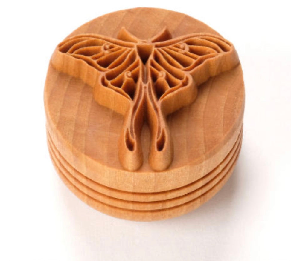 Luna Moth - 4 cm Stamp SCL-169
