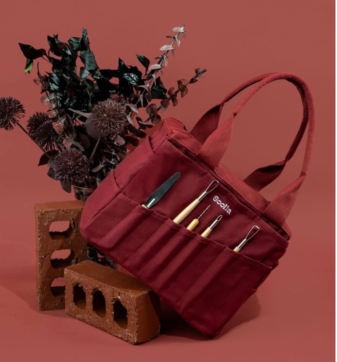 Soolla® Studio Bag - Sangria Red