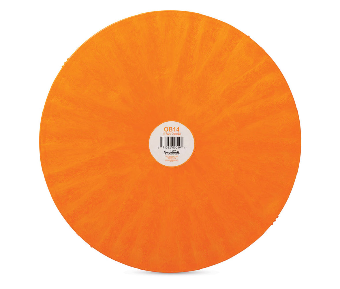 14” Orange Plastic Bat - Round