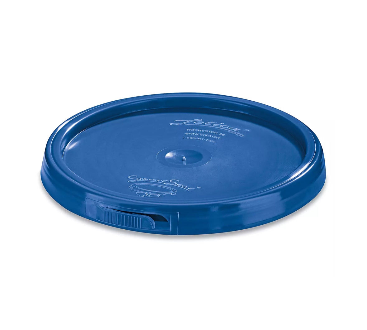 Blue - 1 Gallon Plastic Bucket w/ Lid