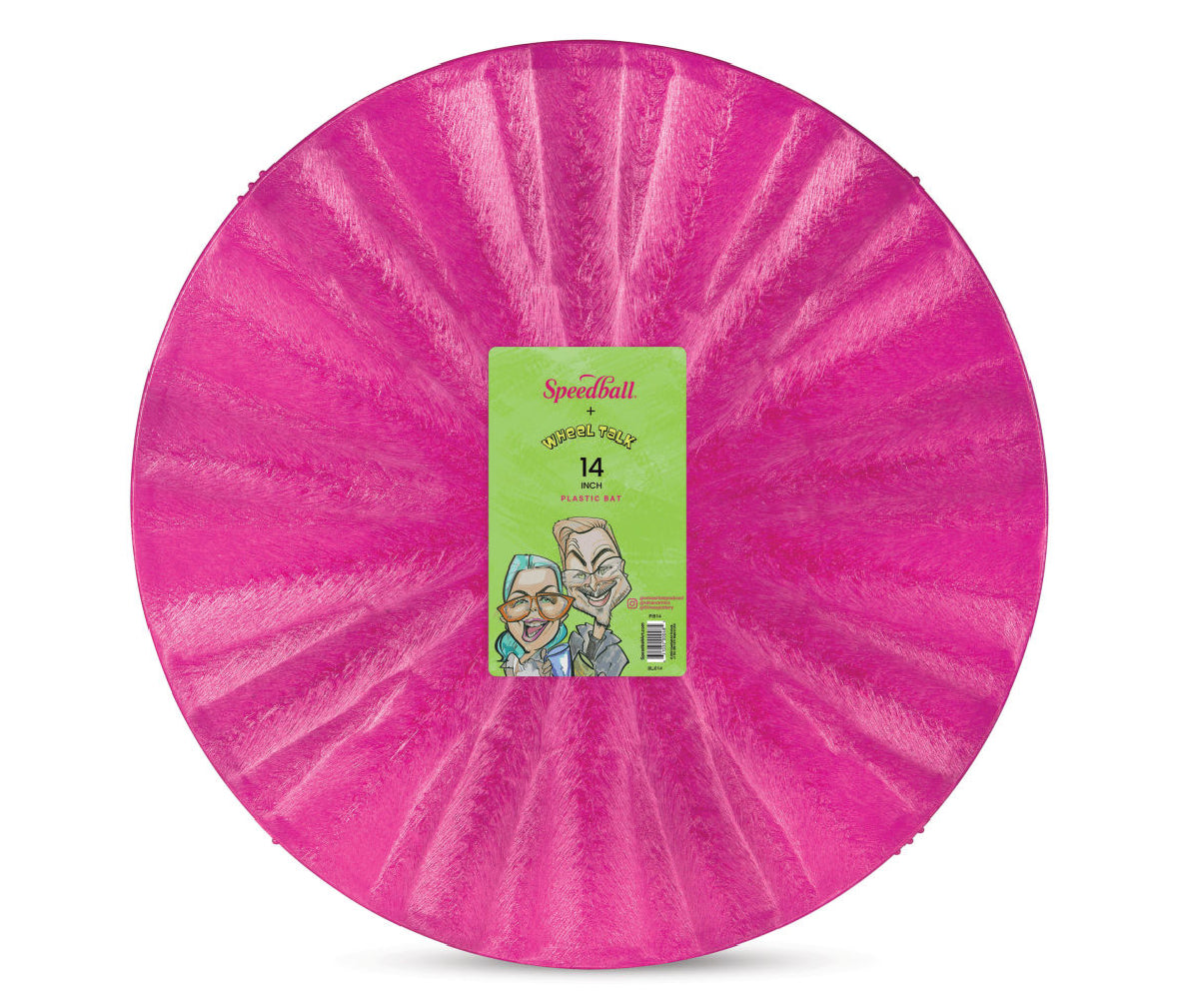 14” Pink Plastic Bat - Round