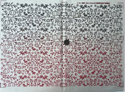 Fall Vibes (Ombré Red to Brown)