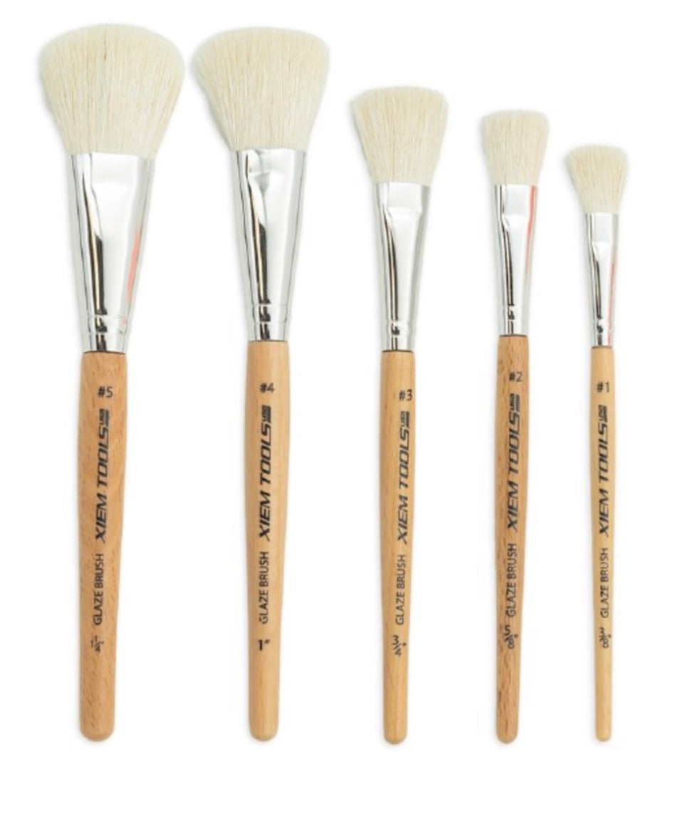 Round Glaze Brush Set
