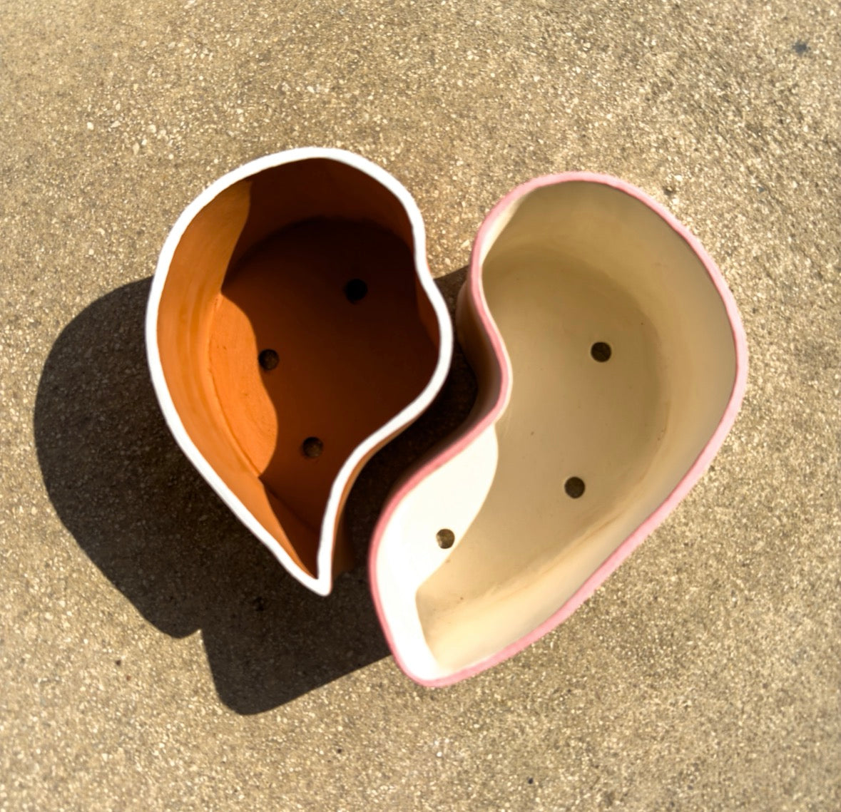 Valentine’s Day Date - Interlocking Heart Planters