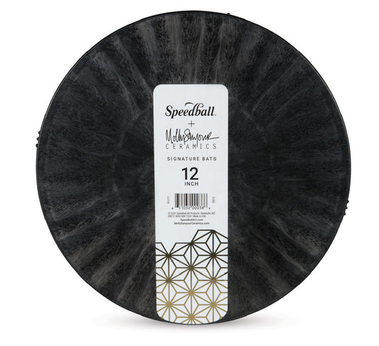 12” Black Plastic Bat - Round