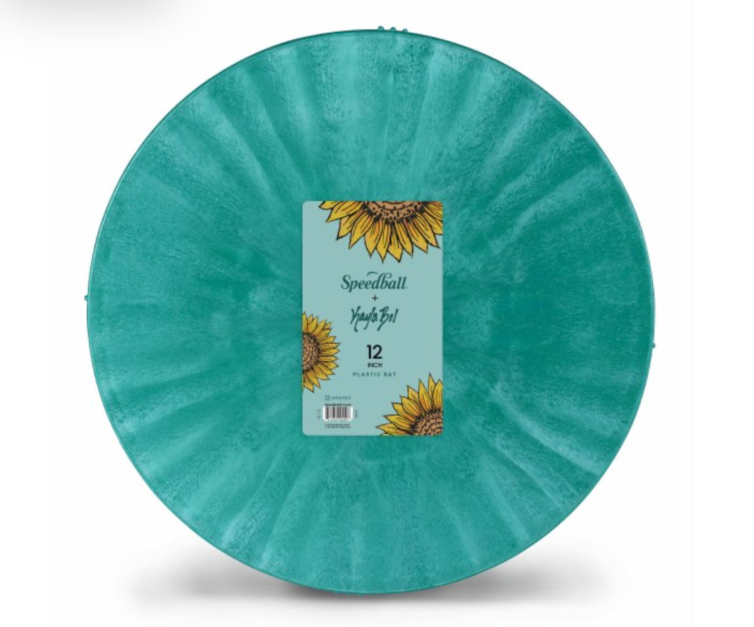 12” Teal Plastic Bat - Round