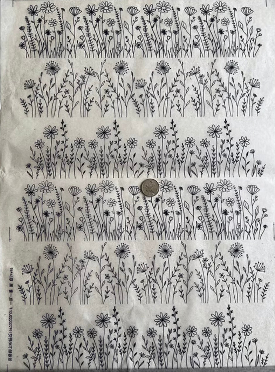 Wild Flowers borders