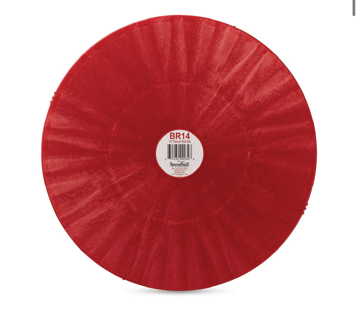 14” Red Plastic Bat - Round
