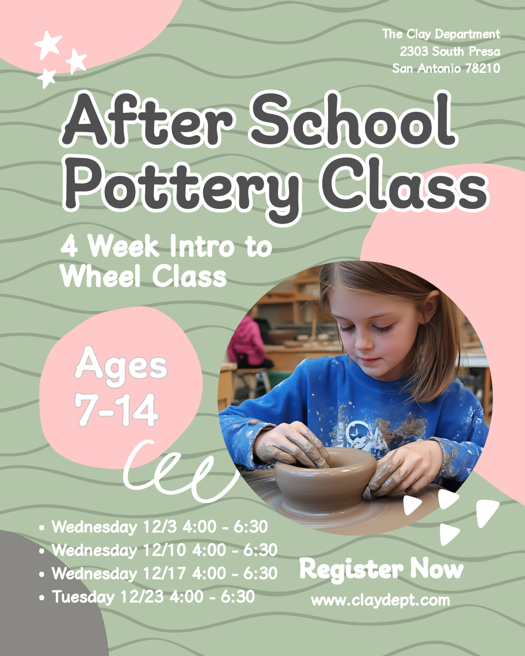 Kid’s 4 week - Intro to Wheel (12/3 - 12/23)