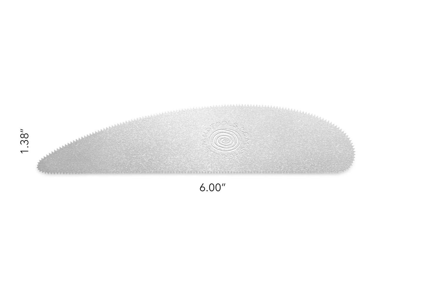 Mudtools LONG SCRAPER STAINLESS RIB