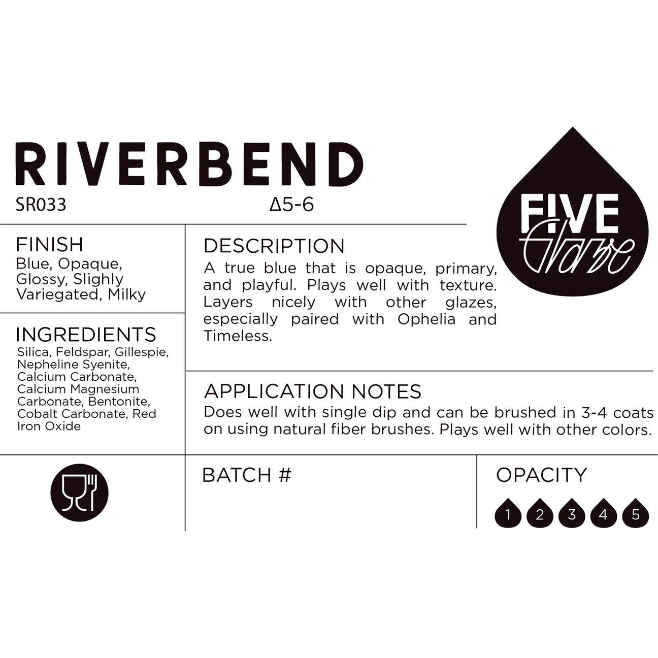 Riverbend - Cone 5/6 Ceramic Dry Glaze