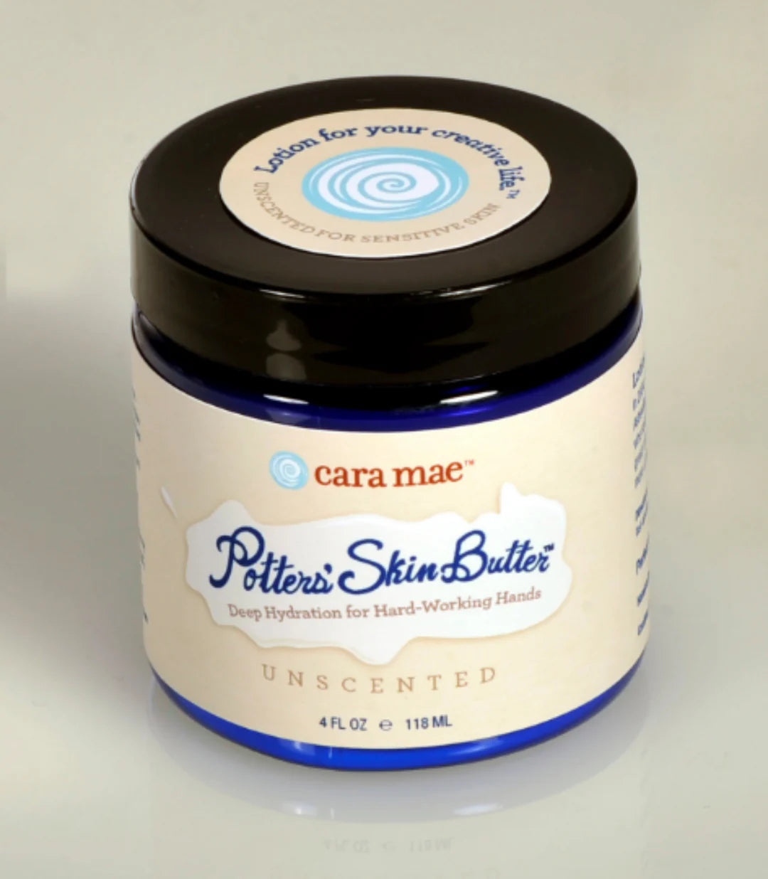 Unscented Potters' Skin Butter Small 4oz Jar