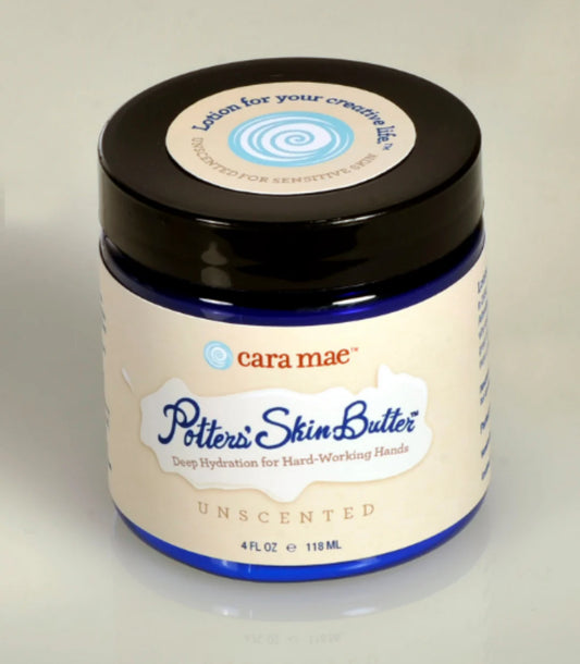 Unscented Potters' Skin Butter Small 4oz Jar