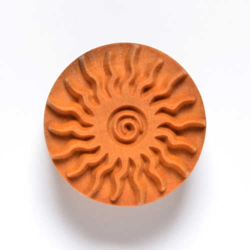 Spiral Sun- 4 cm Stamp