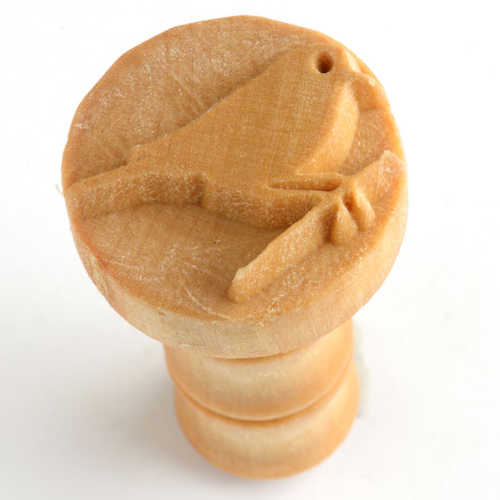 Bird on a wire - 2.5cm Stamp