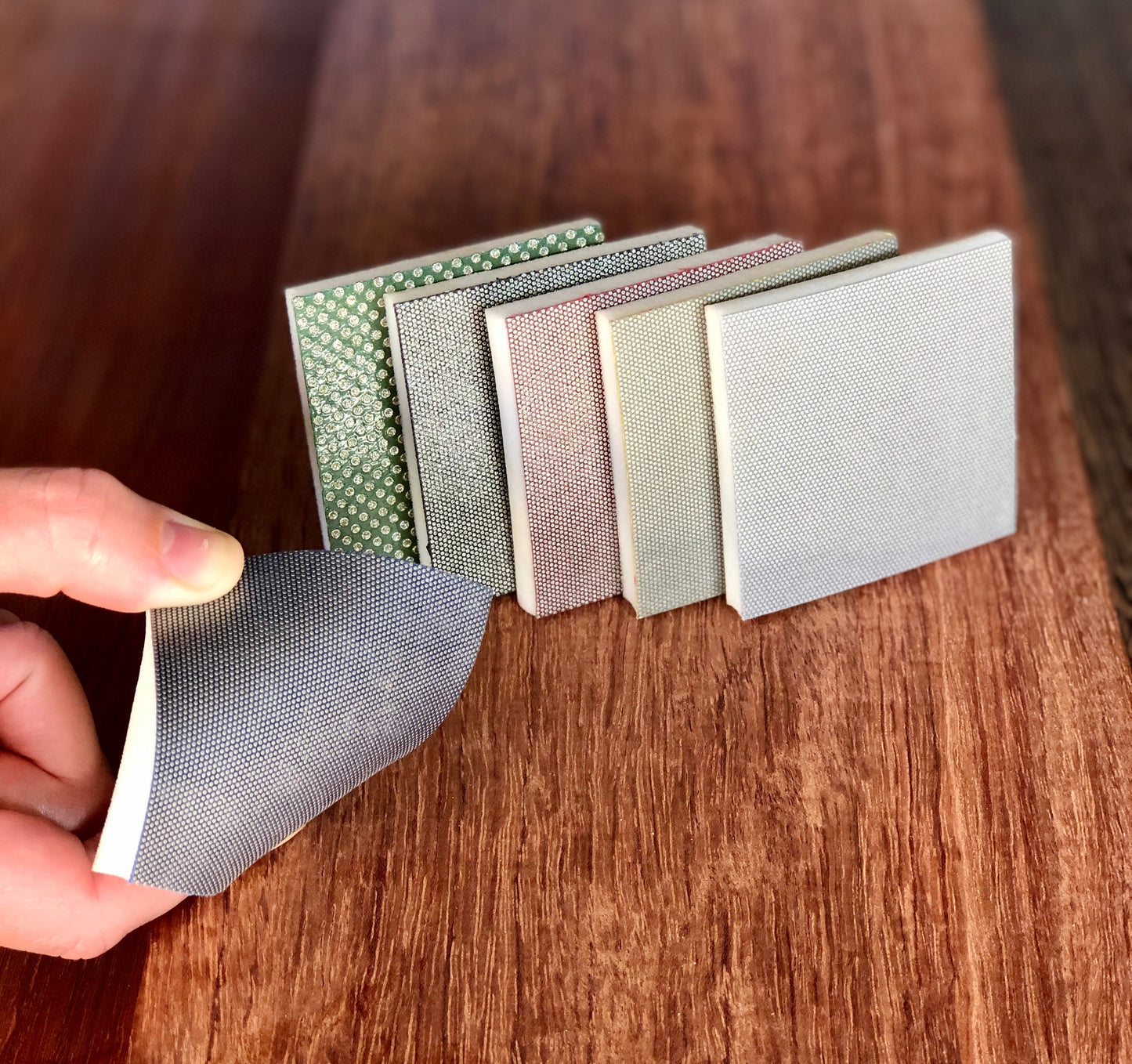 Flexible Diamond Pads, Square Corners (Sold Separately)