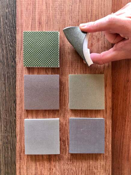 Flexible Diamond Pads, Square Corners (Sold Separately)