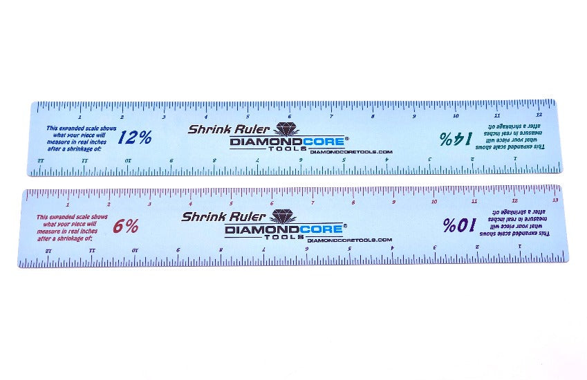 Shrink Ruler (Double-Sided, Sold Individually)