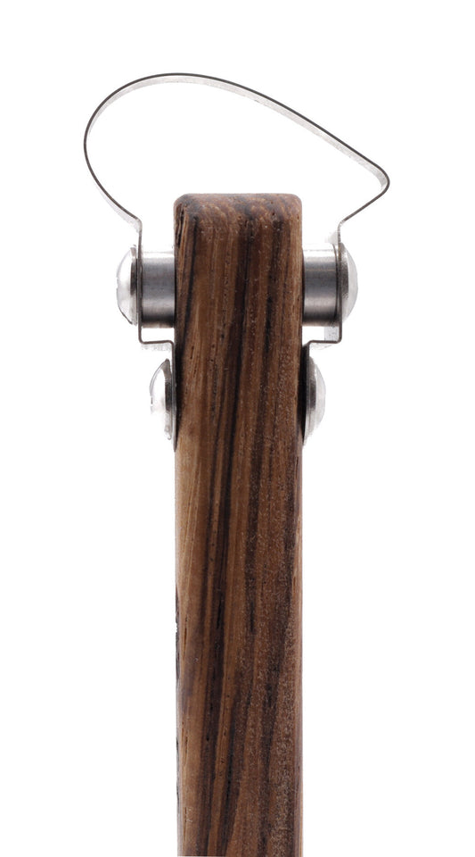 T7 Avocado Pottery Trimming Tool w/ Flat Round Handle