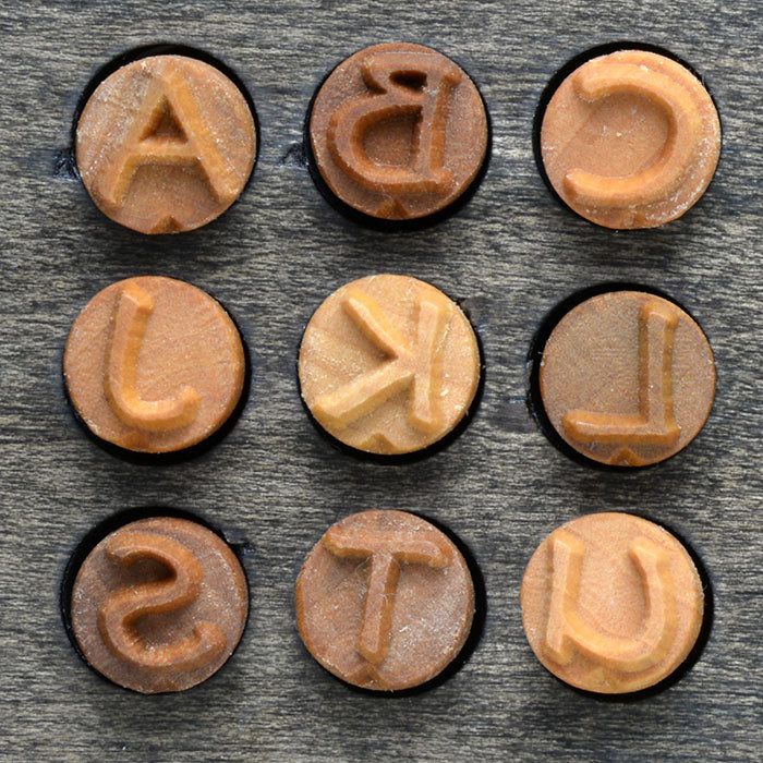 Prints Charming Upper Case Font Sets