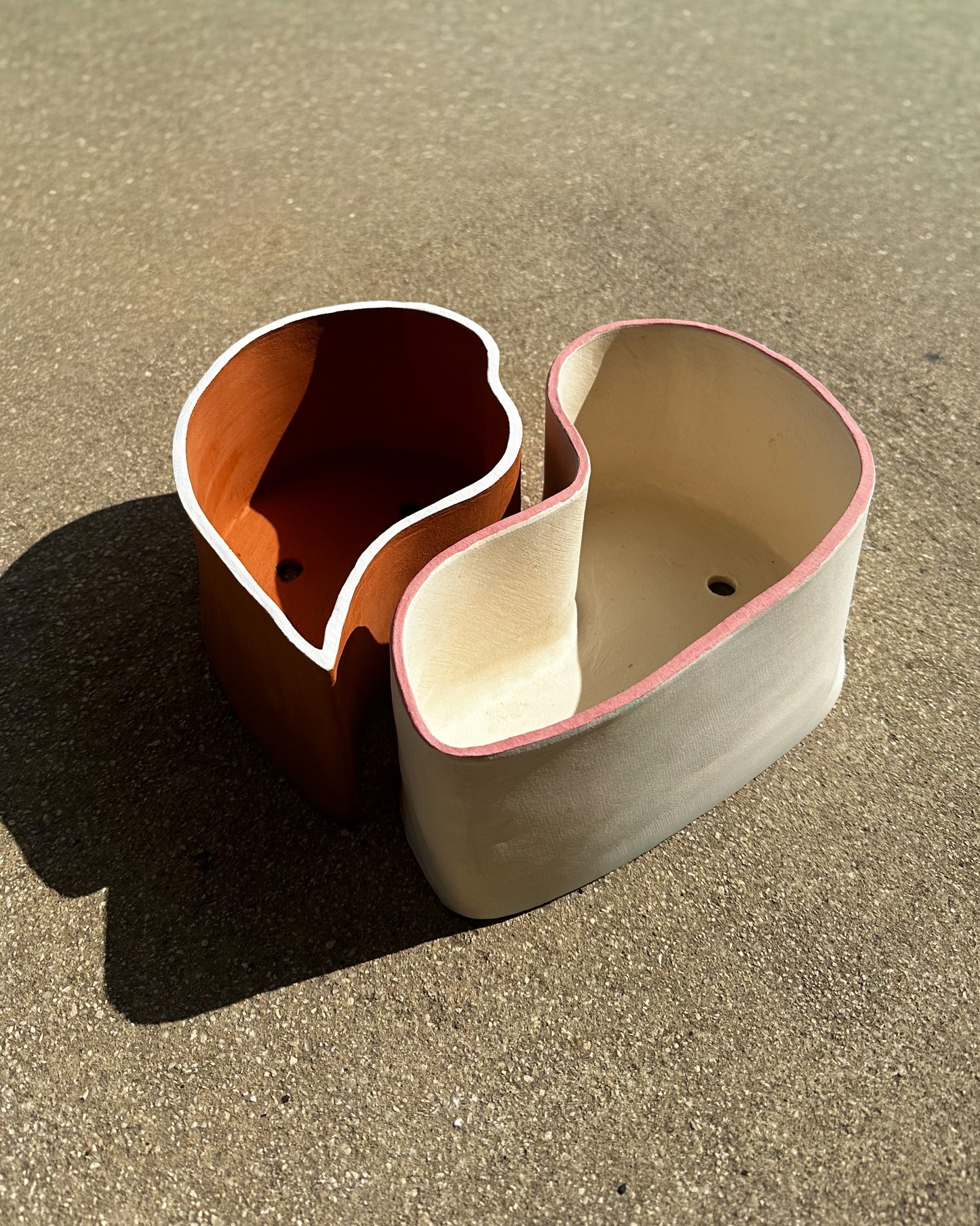 Valentine’s Day Date - Interlocking Heart Planters