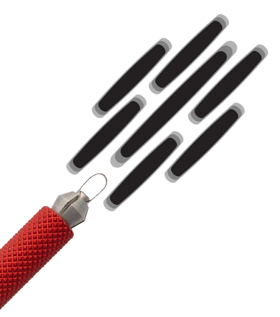 Dragonfly Tool, Universal Handle with Medium Rounded Blade