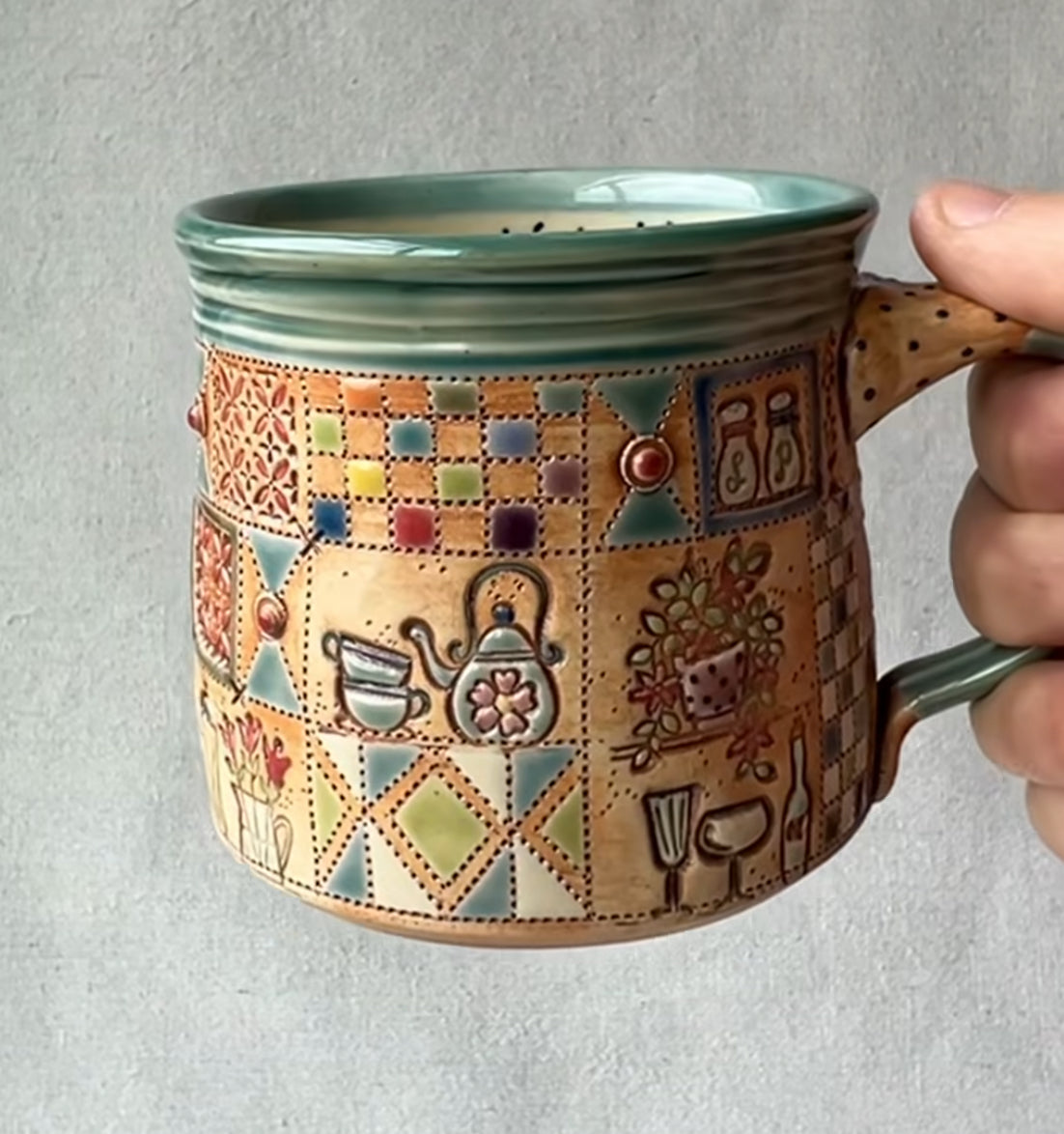 Stamping & Surface Design with Brigitte Richard (The Potter's Cup