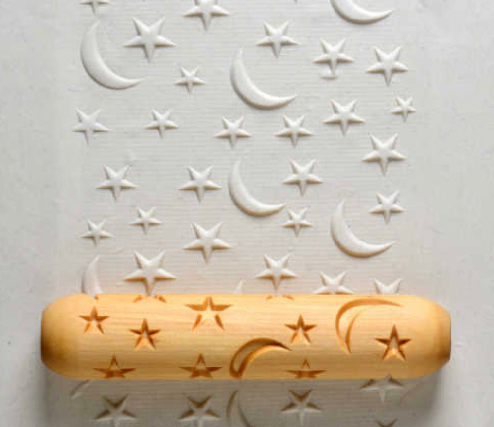 Stars & Moons - 12cm Big Handle Roller BHR-013