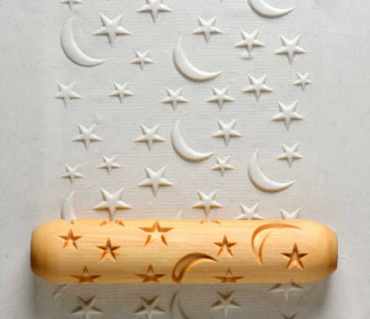 Stars & Moons - 12cm Big Handle Roller BHR-013
