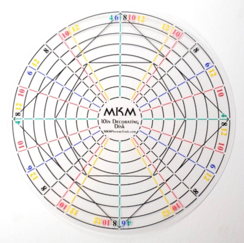 MKM 10 Inch Decorating Disk (set of 2, even and odd)