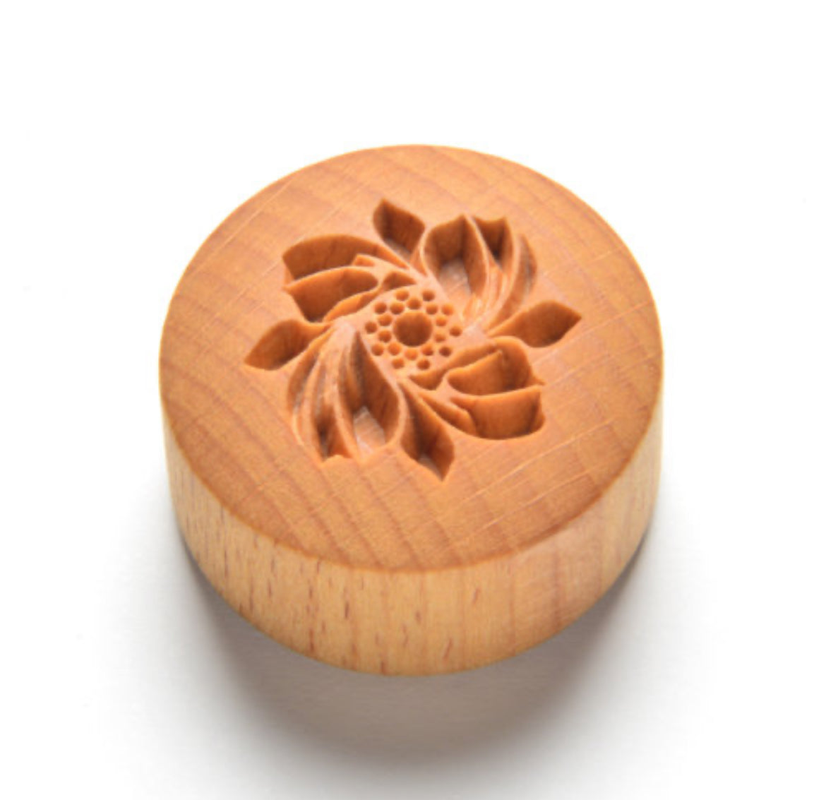 Whirling Flower - Curved Top Stamp