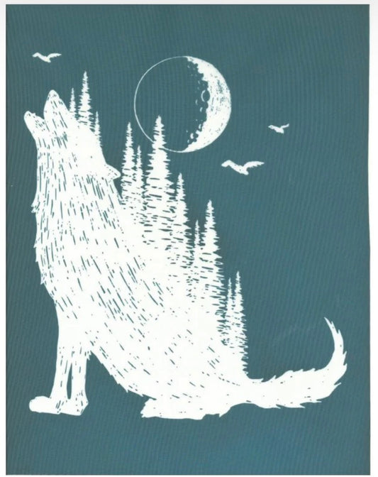 Howling Wolf Moon - Small
