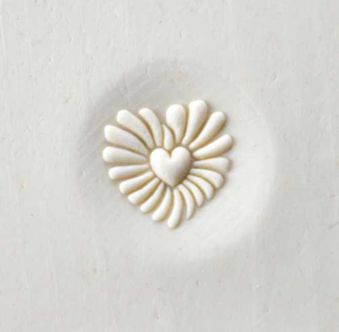 Heart Love - Curved Top Stamp