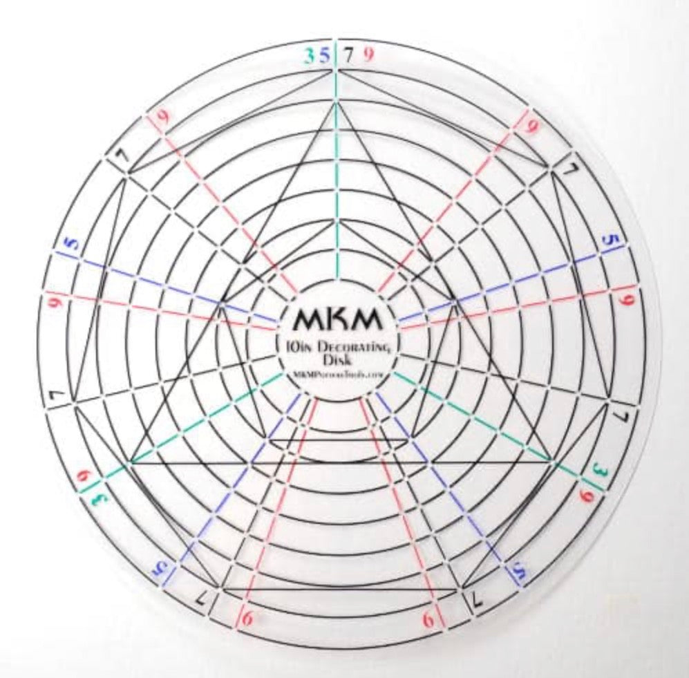 MKM 10 Inch Decorating Disk (set of 2, even and odd)