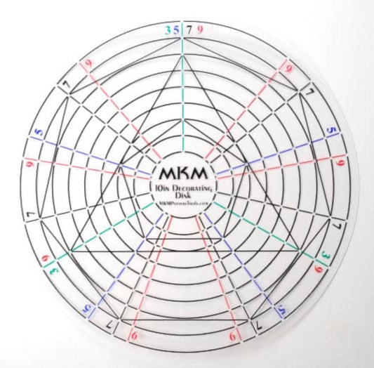 MKM 10 Inch Decorating Disk (set of 2, even and odd)