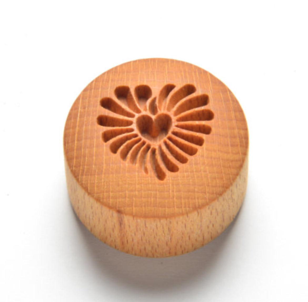 Heart Love - Curved Top Stamp