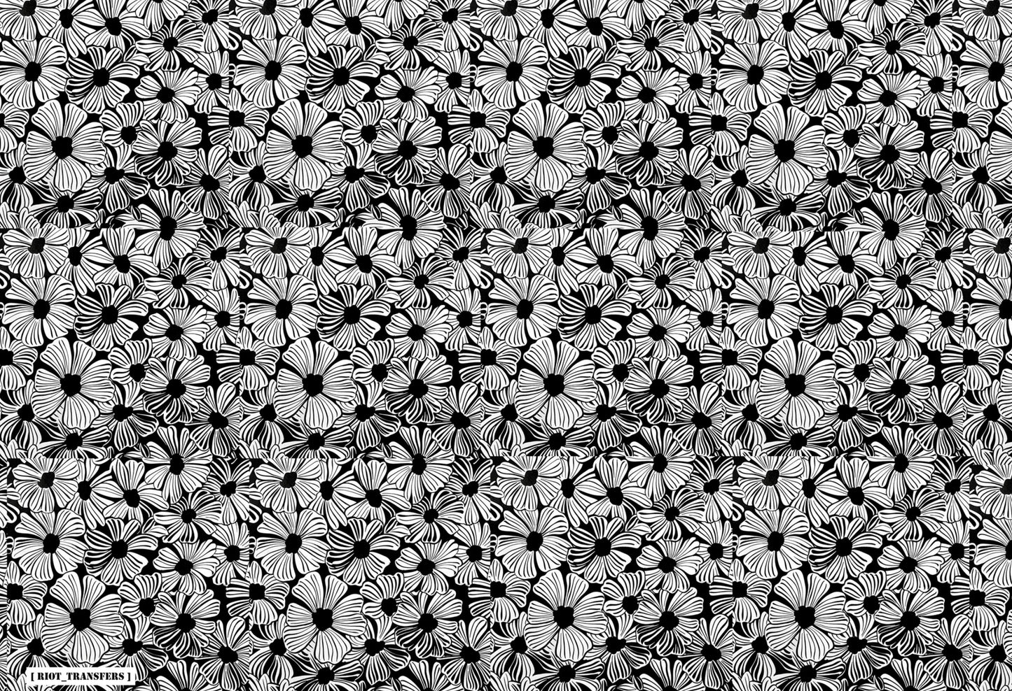 8 Flowers 1.0 Underglaze Transfer Sheet