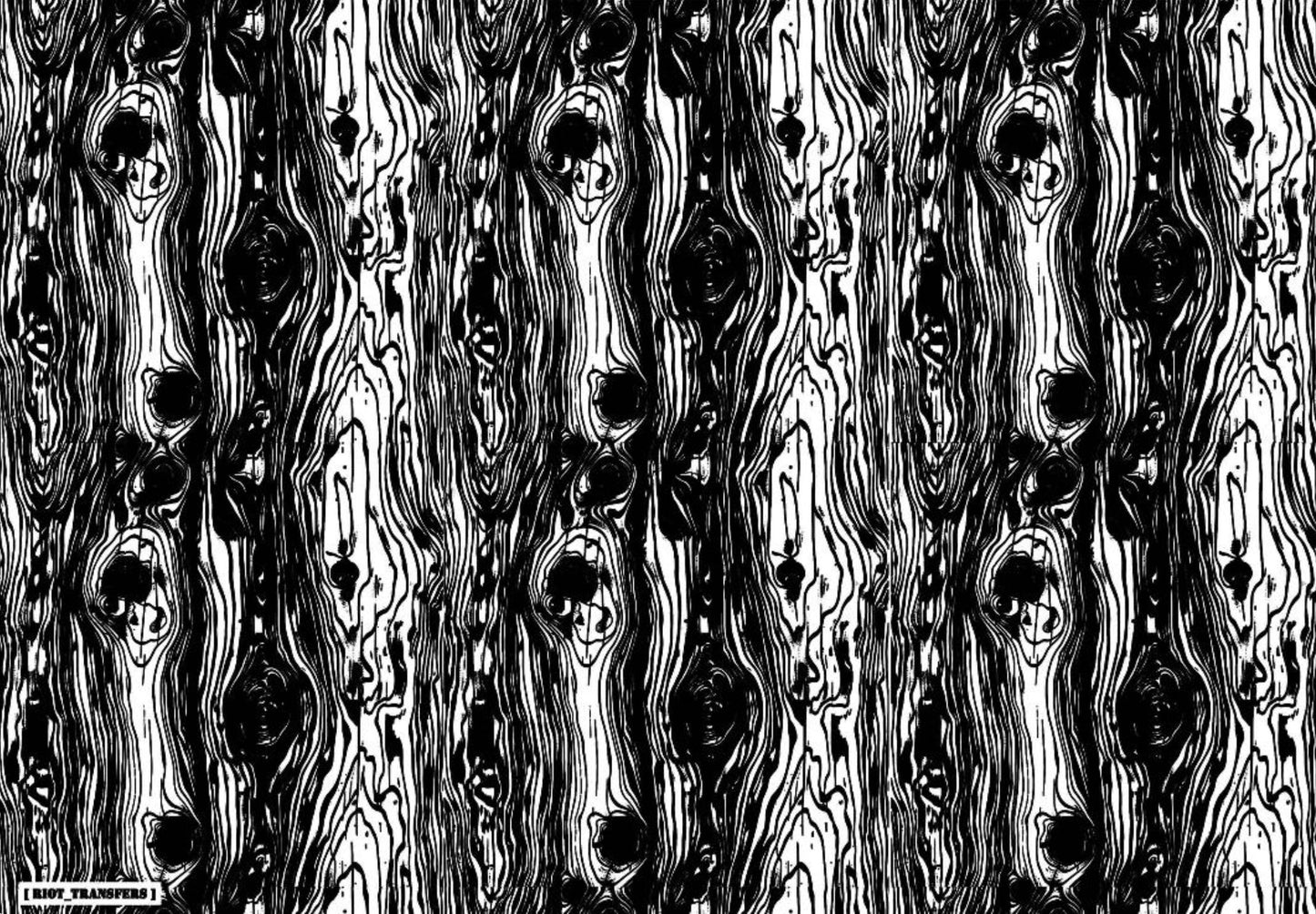 5 Wood Grain Underglaze Transfer Sheet