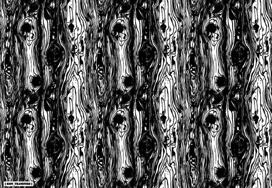 5 Wood Grain Underglaze Transfer Sheet