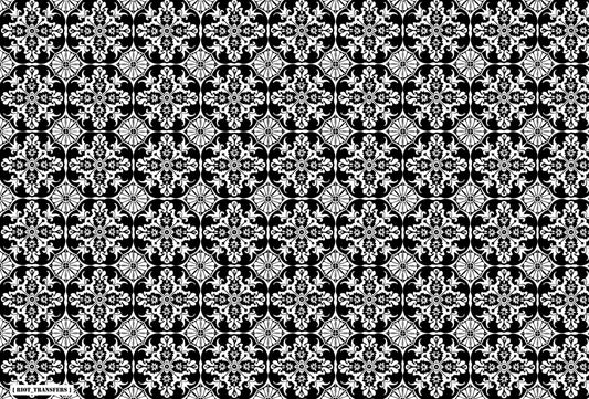 10 Moroccan Tile Underglaze Transfer Sheet