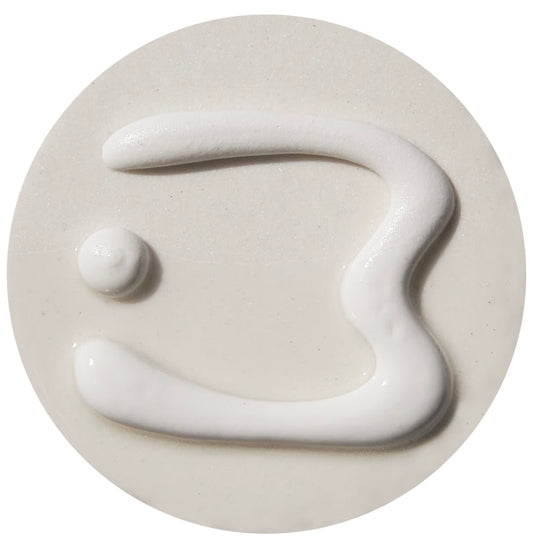 White 3D Trailing Glaze H Cone 4 - 8