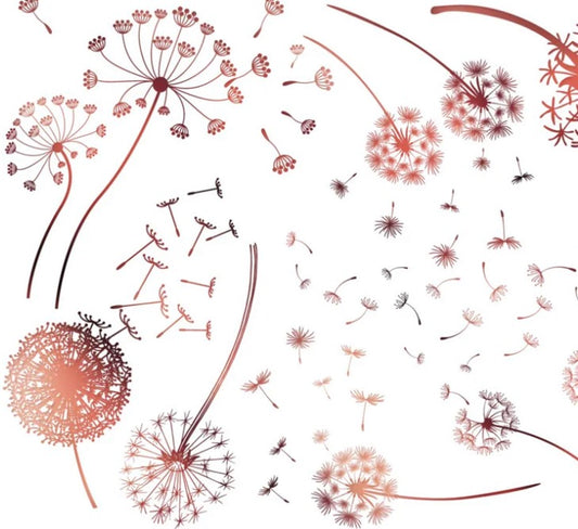 Dandelion Decals - Cone 017 - Copper Luster