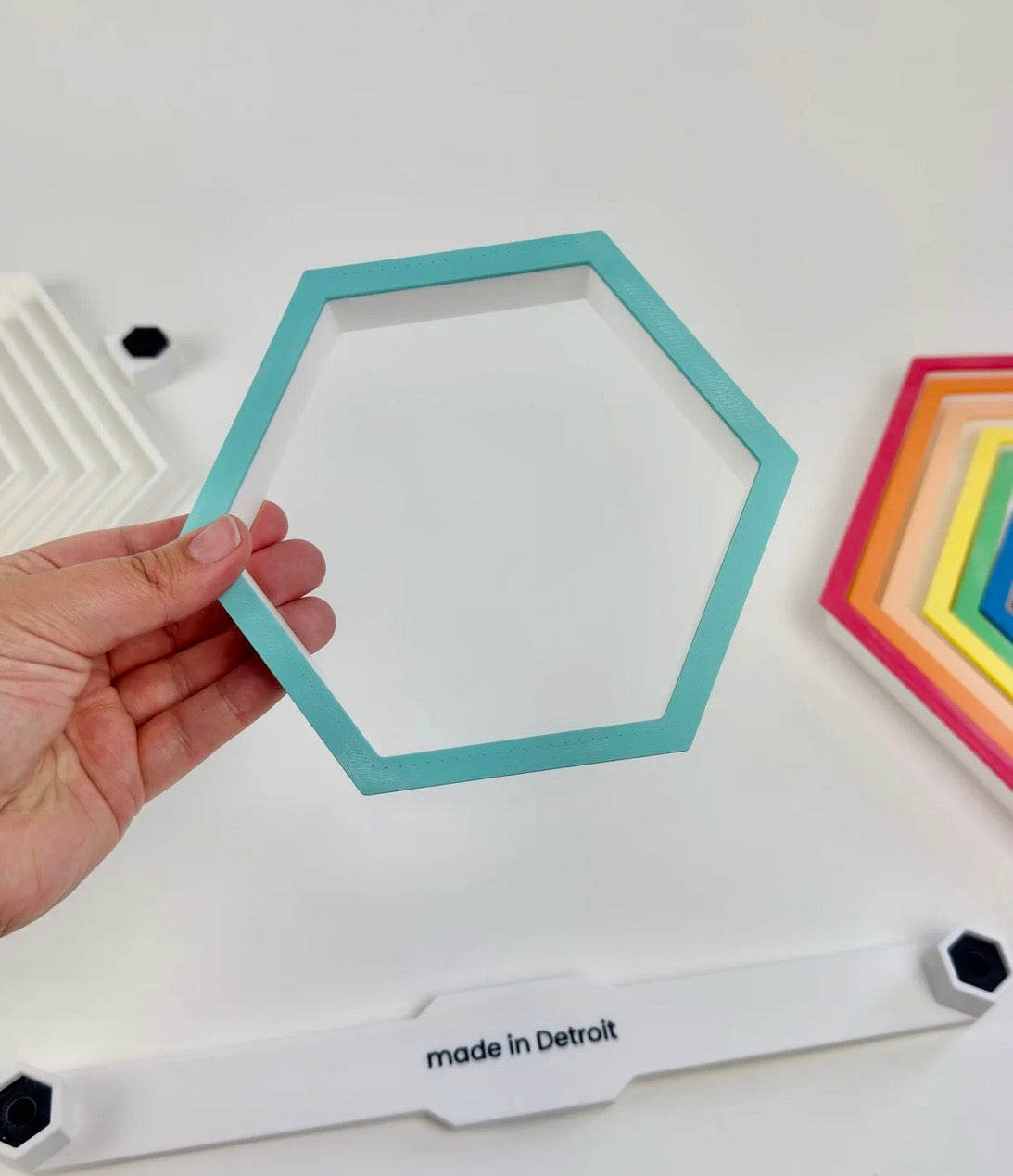 Rainbow Hexagon Cutter Set