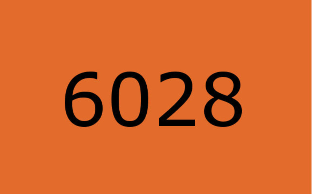 Orange #6028