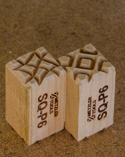 Metzler SQ-P6 Double-Sided Texture Stamp